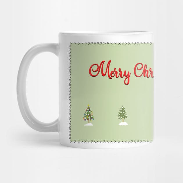 Merry Christmas Trees Stitches by DesignsByDebQ